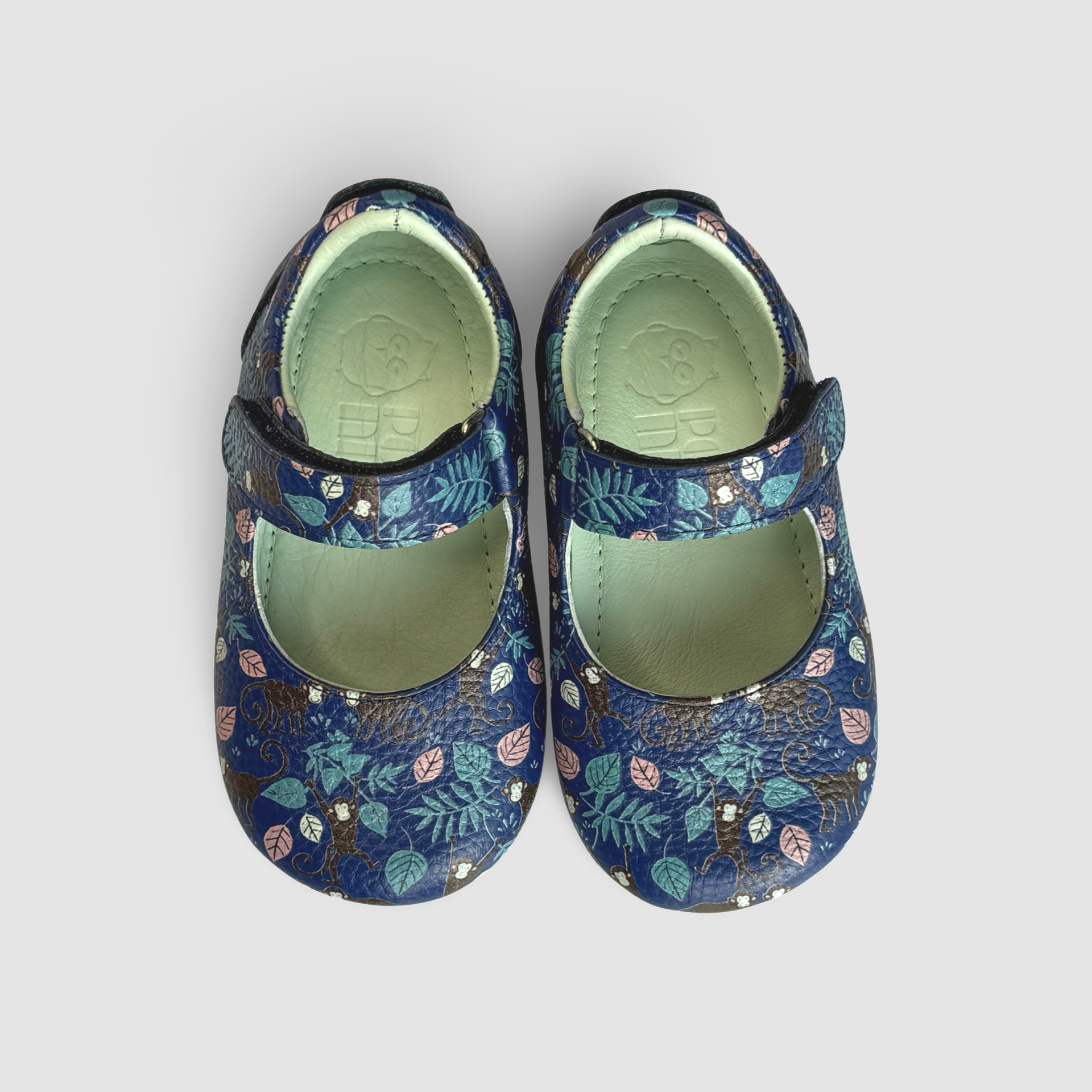 Poco Nido Mighty Shoes. Monkey Mary Jane Toddler Shoes