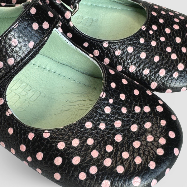 Mighty Shoes. Papaya Spots Mary Jane Shoe