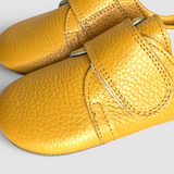 Mighty Shoes. Mustard Yellow Strap Shoe