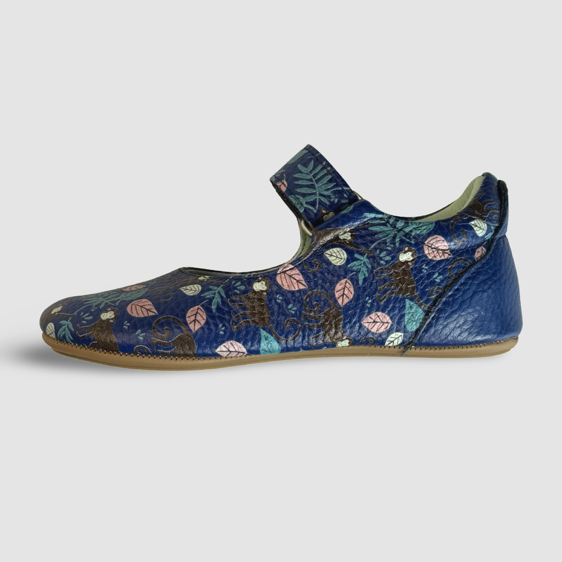 Poco Nido Mighty Shoes. Monkey Mary Jane Toddler Shoes