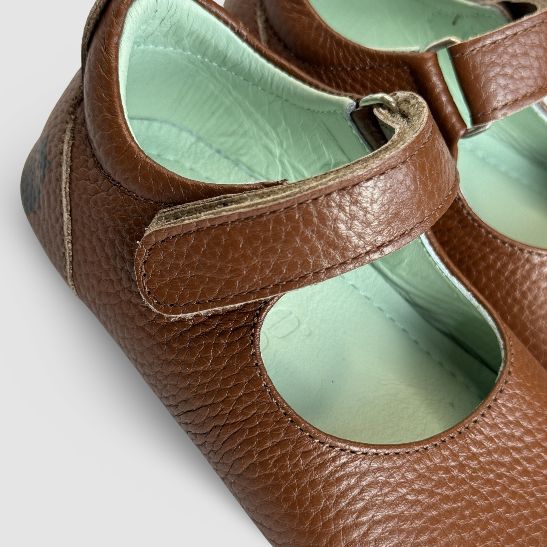 Mary Jane Toddler Shoes. Poco Nido Nutmeg Brown Mighty Shoes