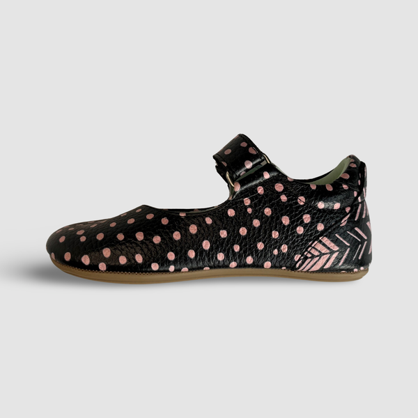 Mighty Shoes. Papaya Spots Mary Jane Shoe