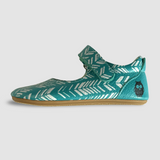 Mighty Shoes. Mint Chevron Mary Jane Shoe