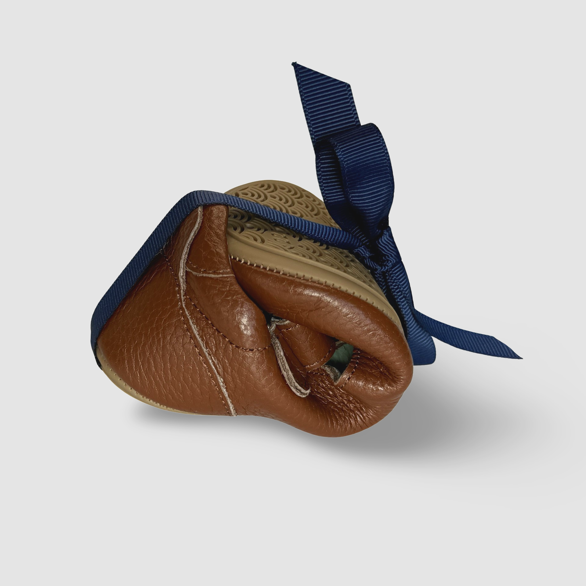 Poco Nido Mighty Shoes. Children's Tan T Bar Shoes