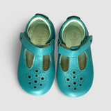 Mighty Shoes. Mint Star Punch T Bar Shoe