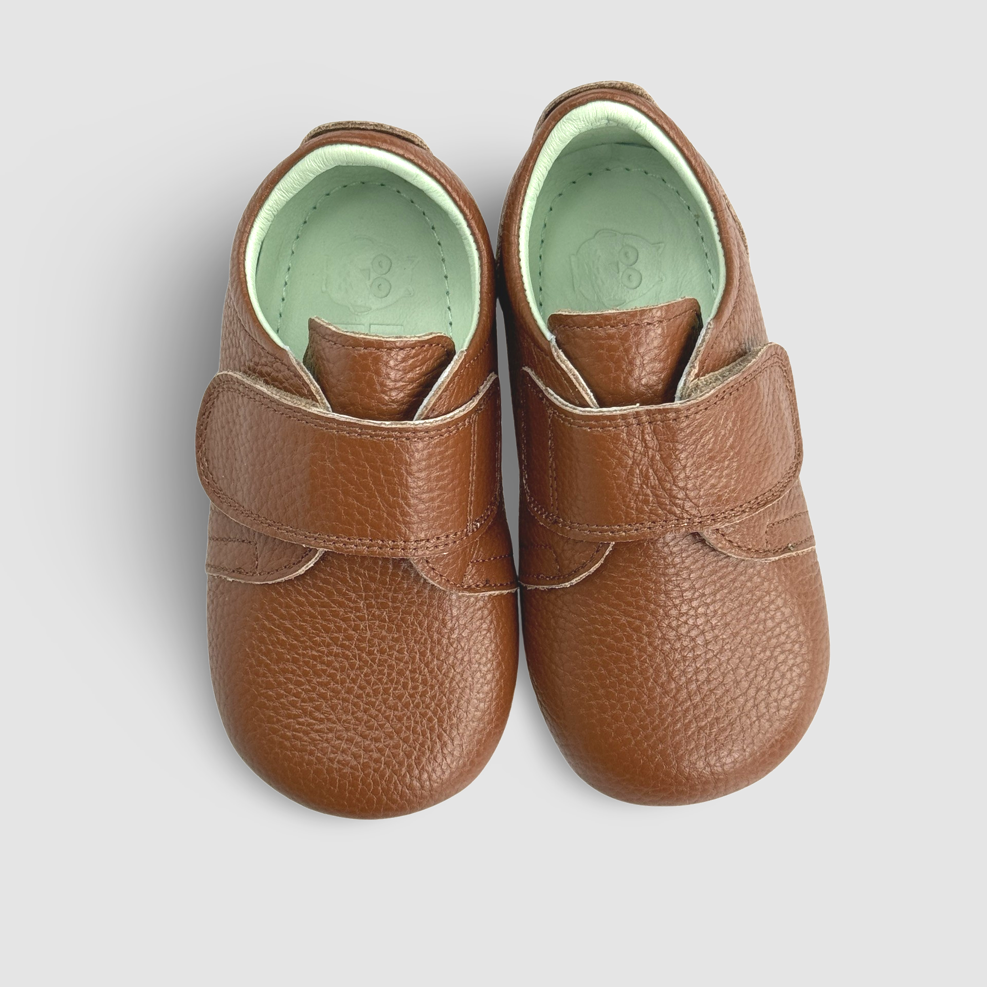 Poco Nido Tan Wide Strap Toddler Shoes. Mighty Shoes