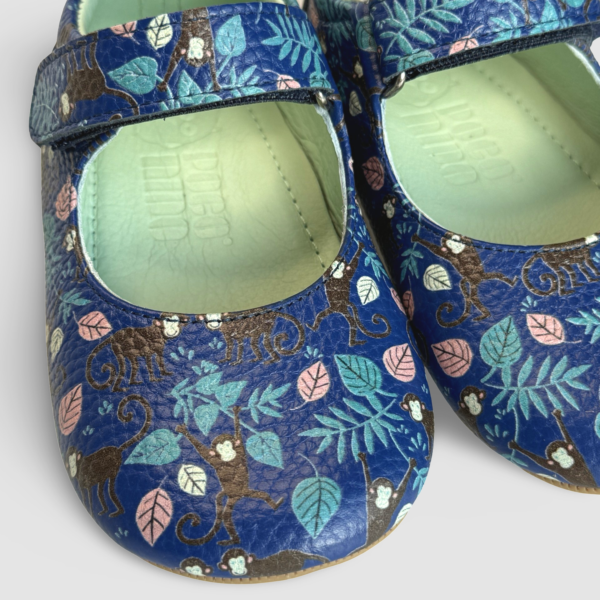 Poco Nido Mighty Shoes. Monkey Mary Jane Toddler Shoes