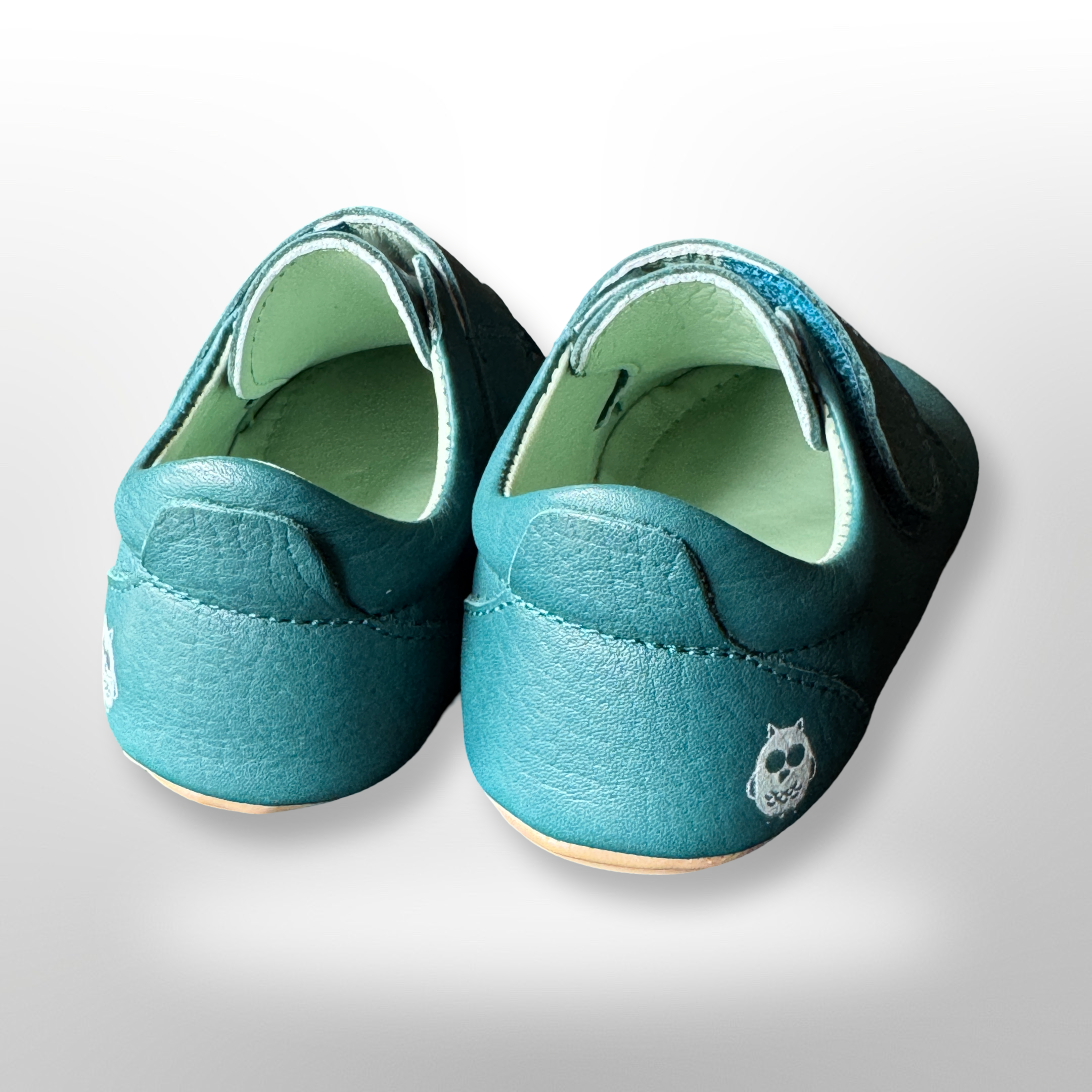 Poco Nido Teal Wide Strap Toddler Shoes. Mighty Shoes
