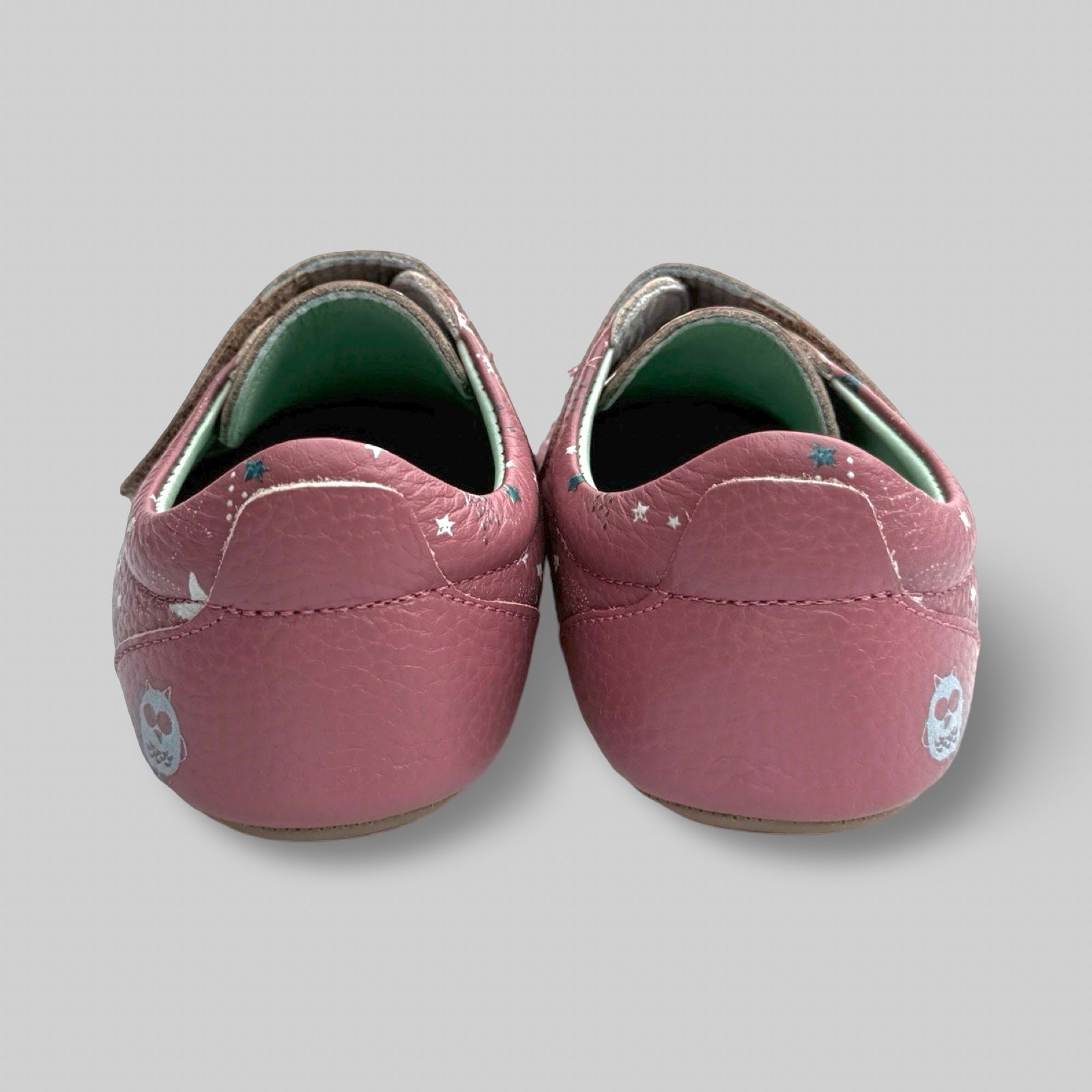 Poco Nido Mighty Shoes. Children's Star Print Wide Strap Shoe