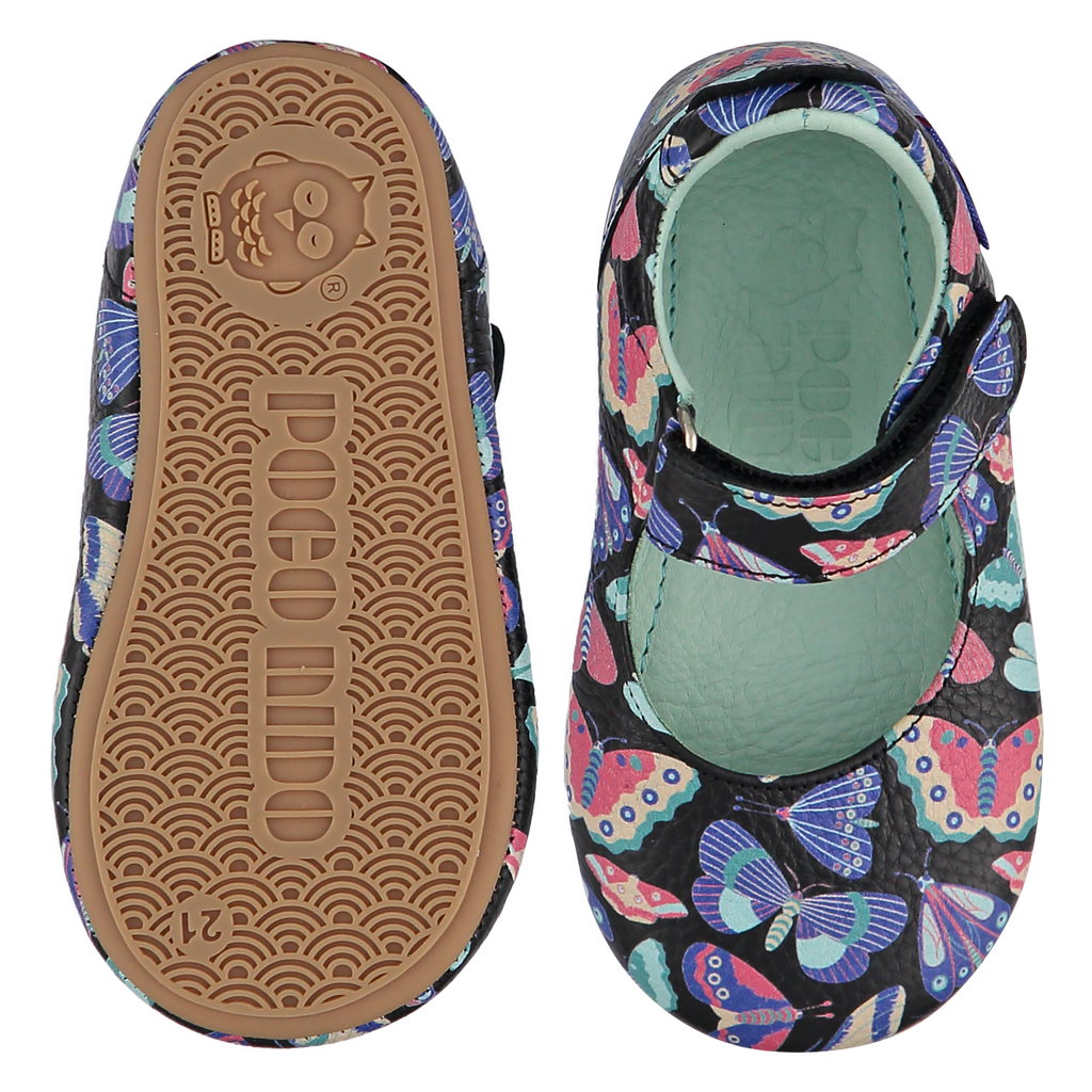 Poco Nido Mighty Shoes. Children's Butterflies Mary Jane Shoes