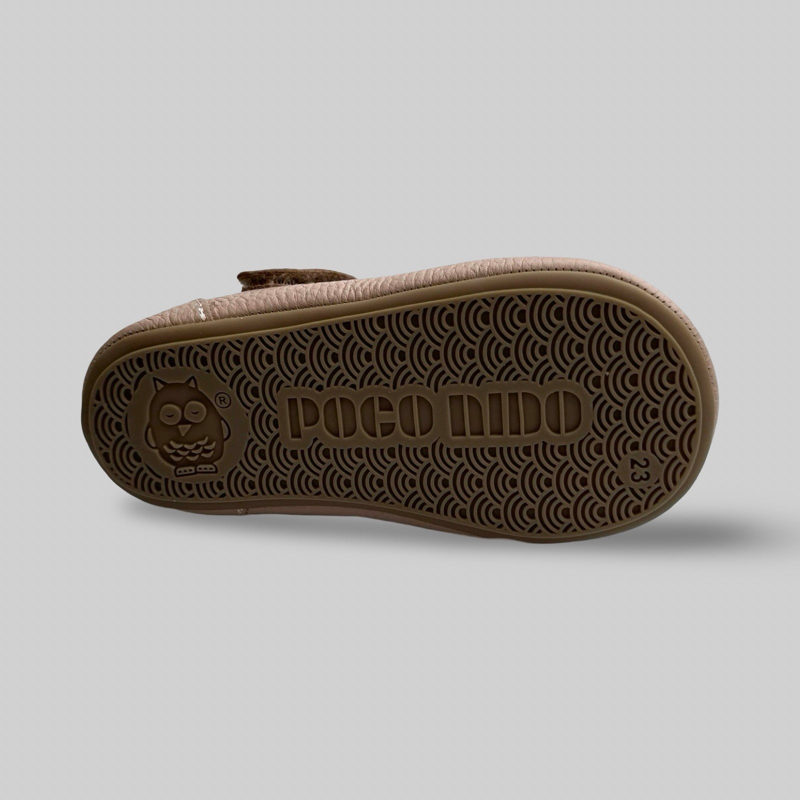 Poco Nido Mighty Shoes. Children's Plaster Pink T Bar Shoes