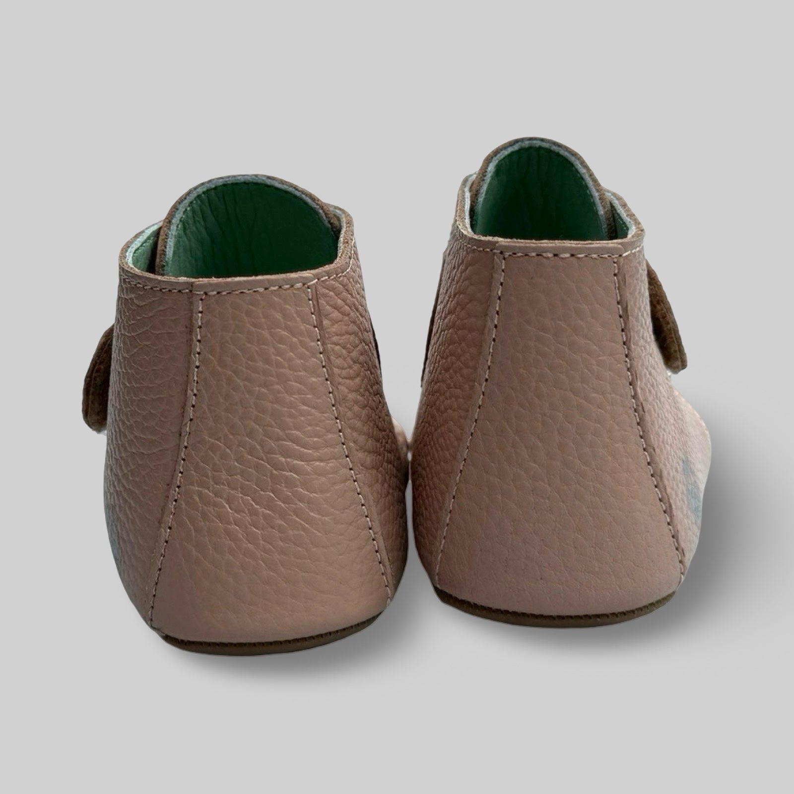 Poco Nido Mighty Shoes. Toddler Plaster Pink Strap Desert Boot.