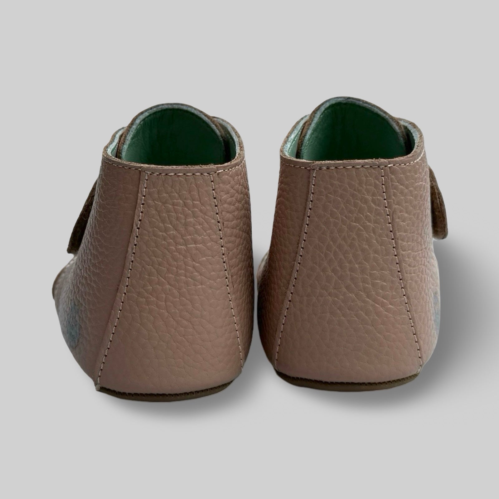 Poco Nido Mighty Shoes. Children's Plaster Pink Strap Desert Boot.