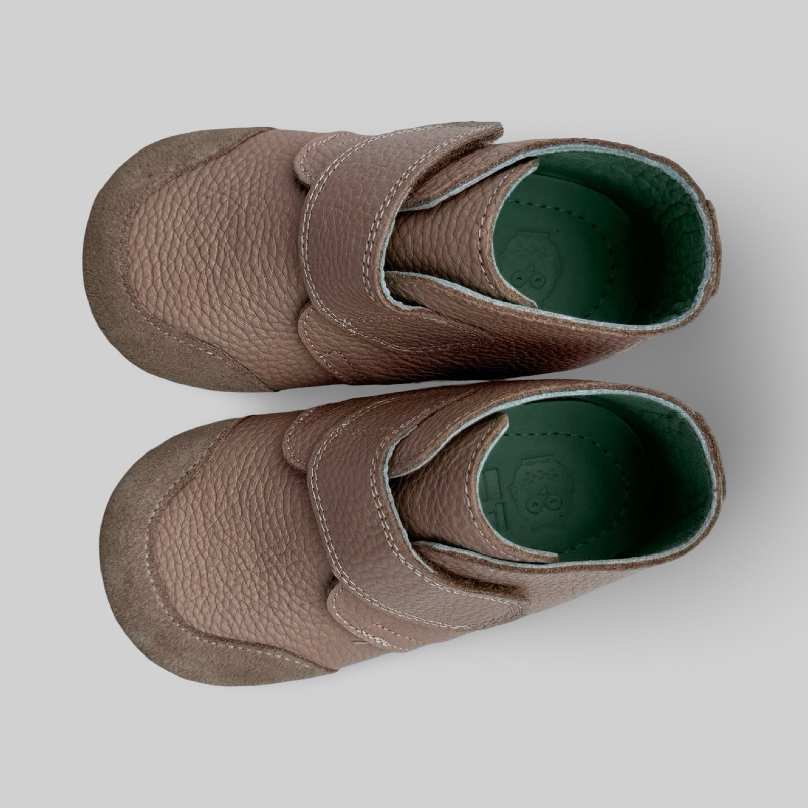 Poco Nido Mighty Shoes. Children's Plaster Pink Strap Desert Boot.