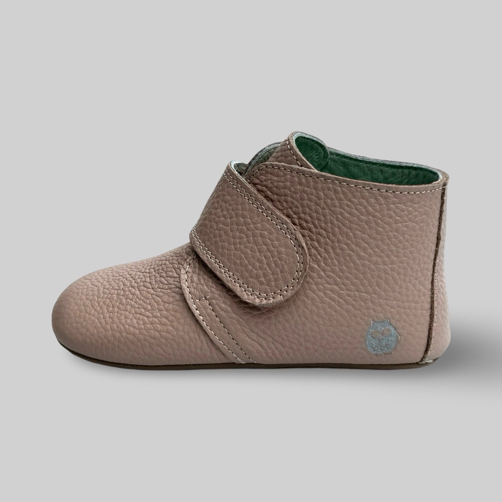 Poco Nido Mighty Shoes. Toddler Plaster Pink Strap Desert Boot.