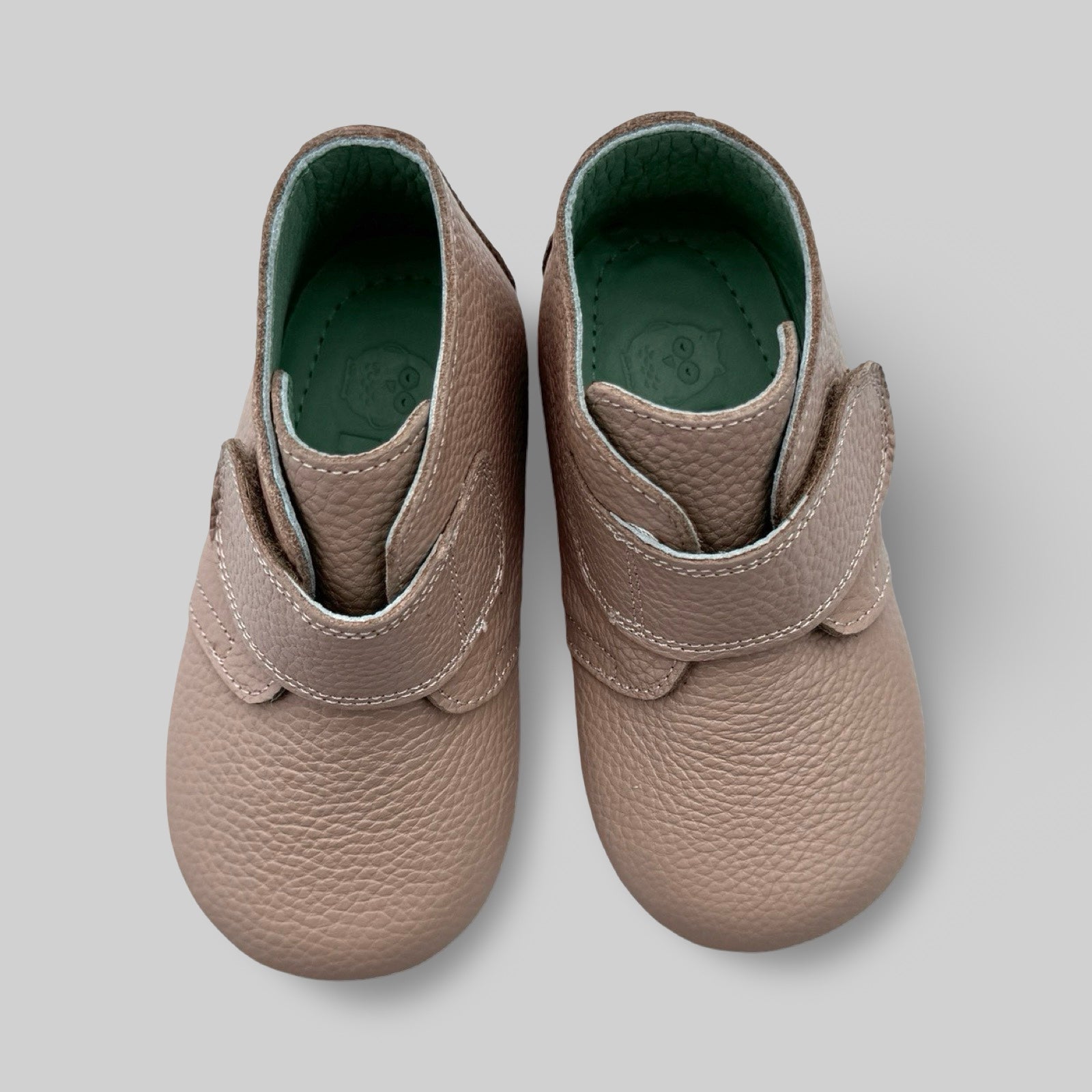 Poco Nido Mighty Shoes. Toddler Plaster Pink Strap Desert Boot.