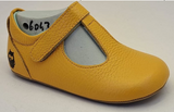 Mighty Shoes. Mustard Yellow T Bar Shoe