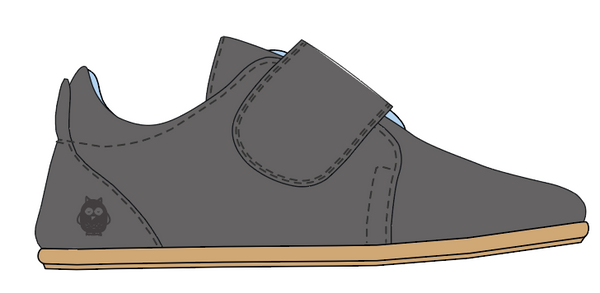 *PREORDER-1ST AUGUST DELIVERY* Mighty Shoes. Rock Grey Strap Shoe