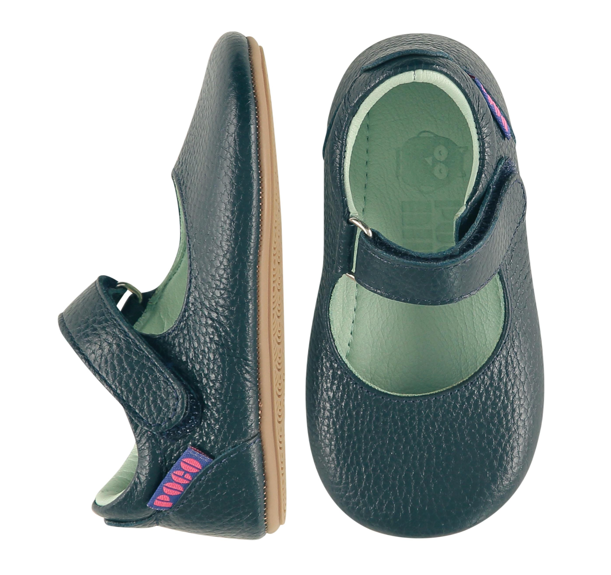 Mary Jane Toddler Shoes. Poco Nido Teal Mighty Shoes