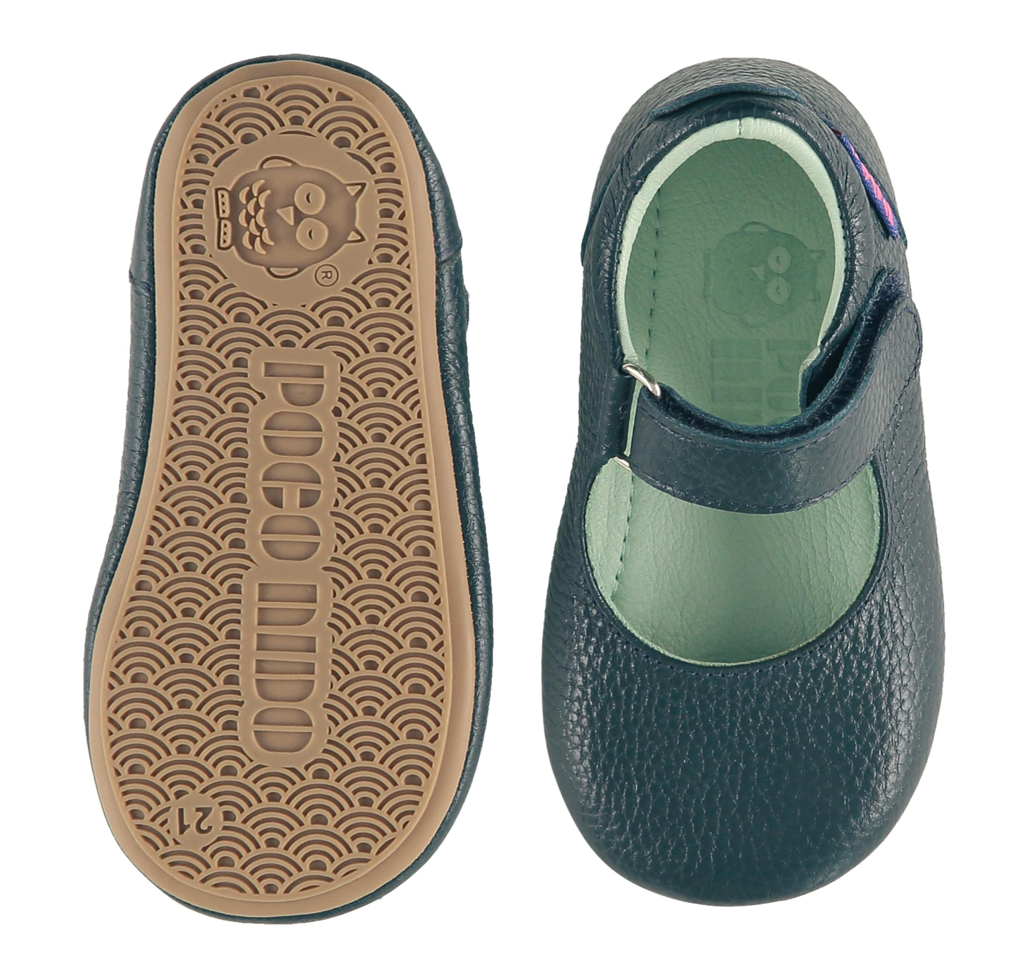 Mary Jane Toddler Shoes. Poco Nido Teal Mighty Shoes