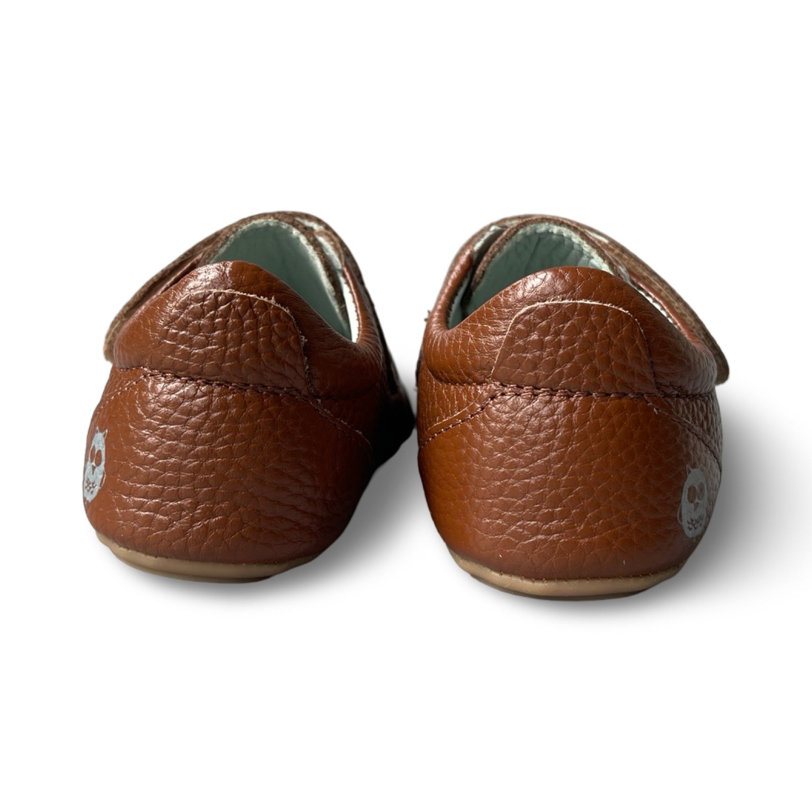 Poco Nido Tan Wide Strap Toddler Shoes With Toe Bumper. Mighty Shoes