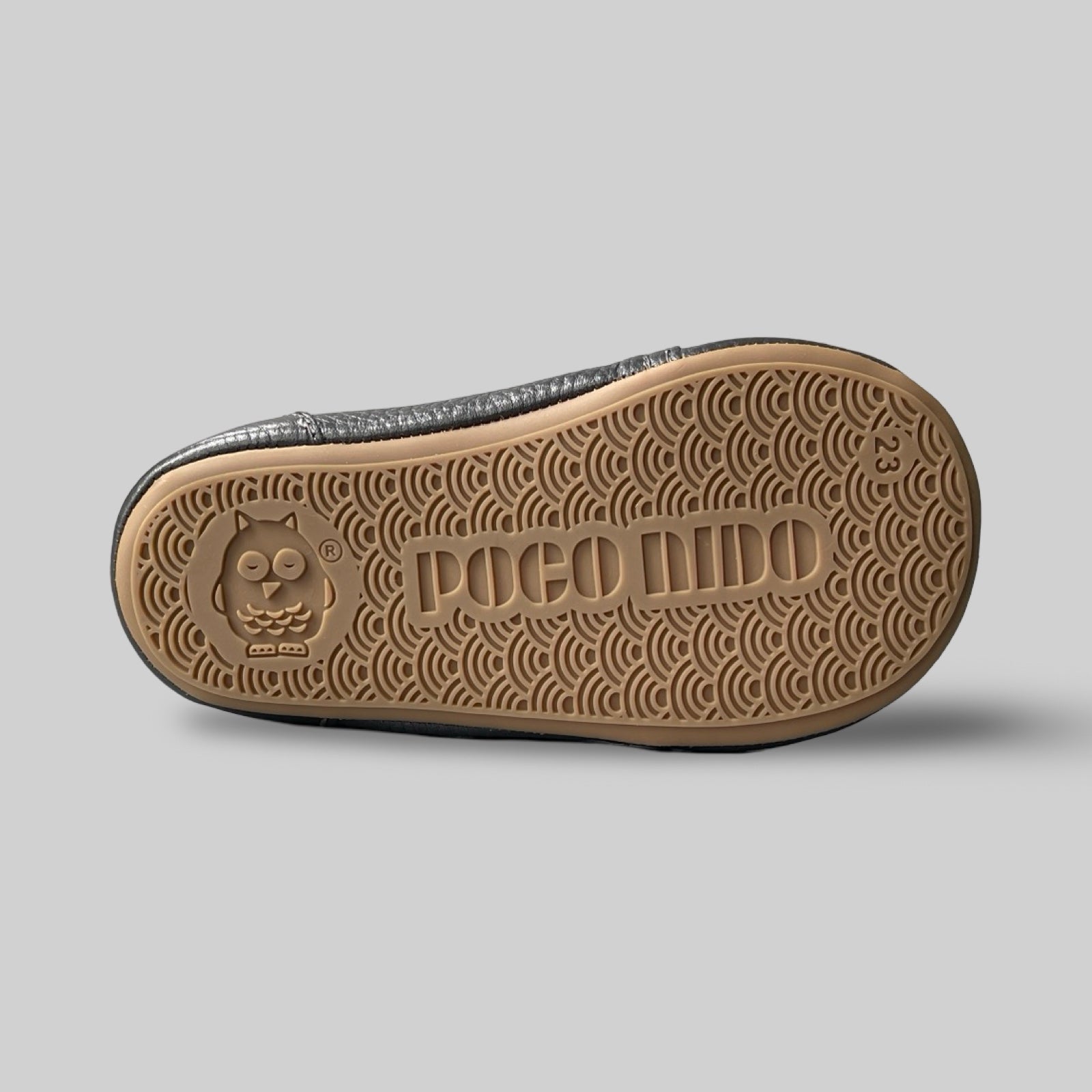 Poco Nido Grey Wide Strap Toddler Shoes. Mighty Shoes