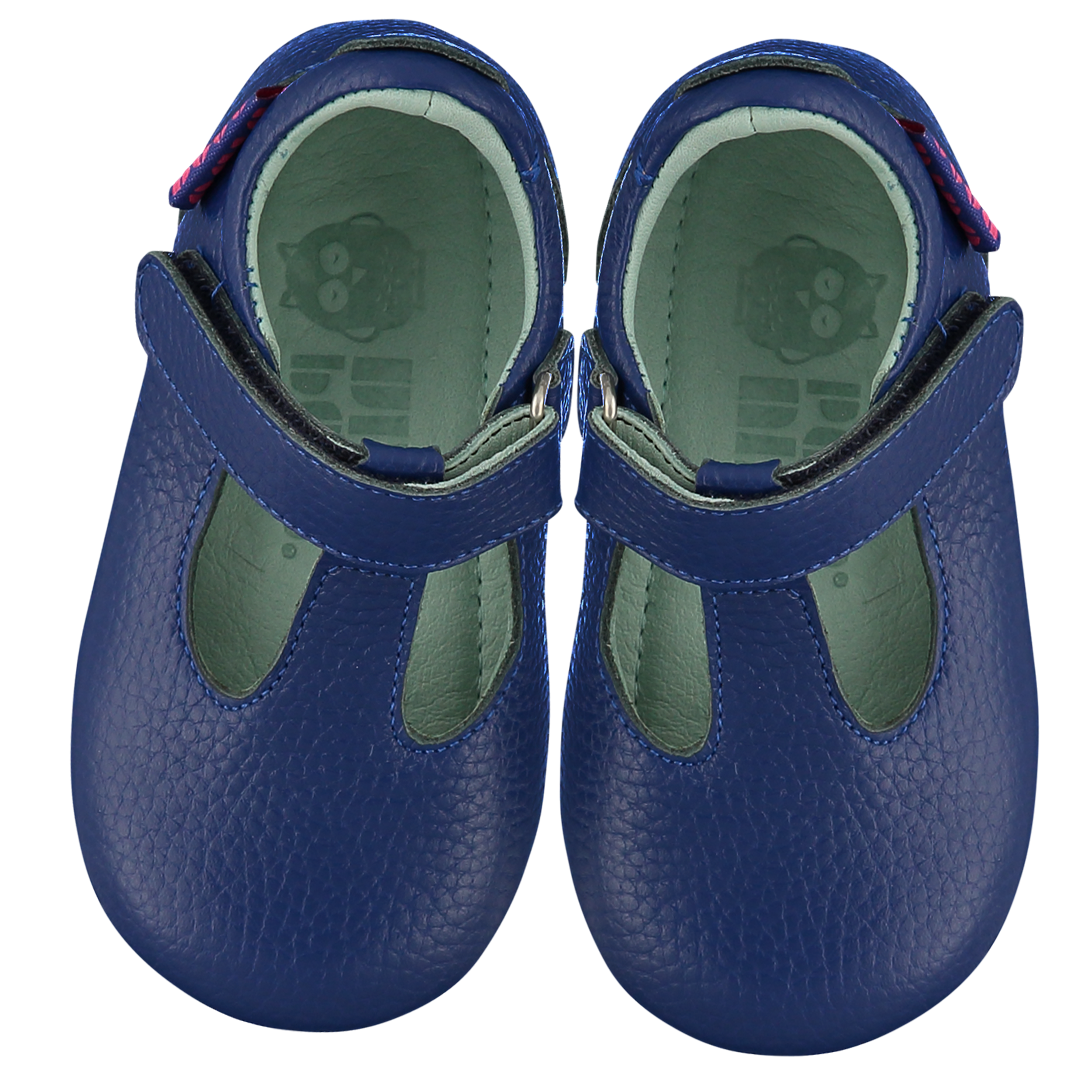 Poco Nido Mighty Shoes. Toddler Ink Blue T Bar Shoes