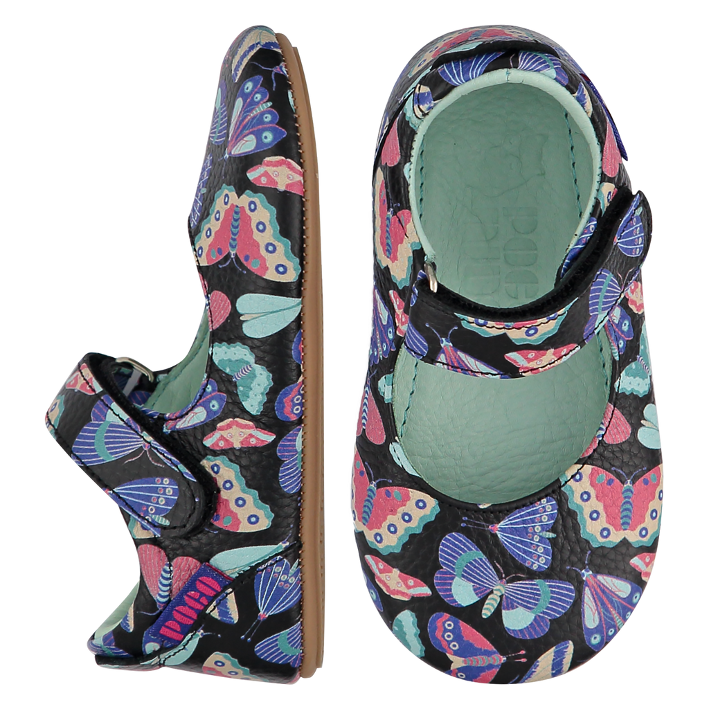 Poco Nido Mighty Shoes. Children's Butterflies Mary Jane Shoes