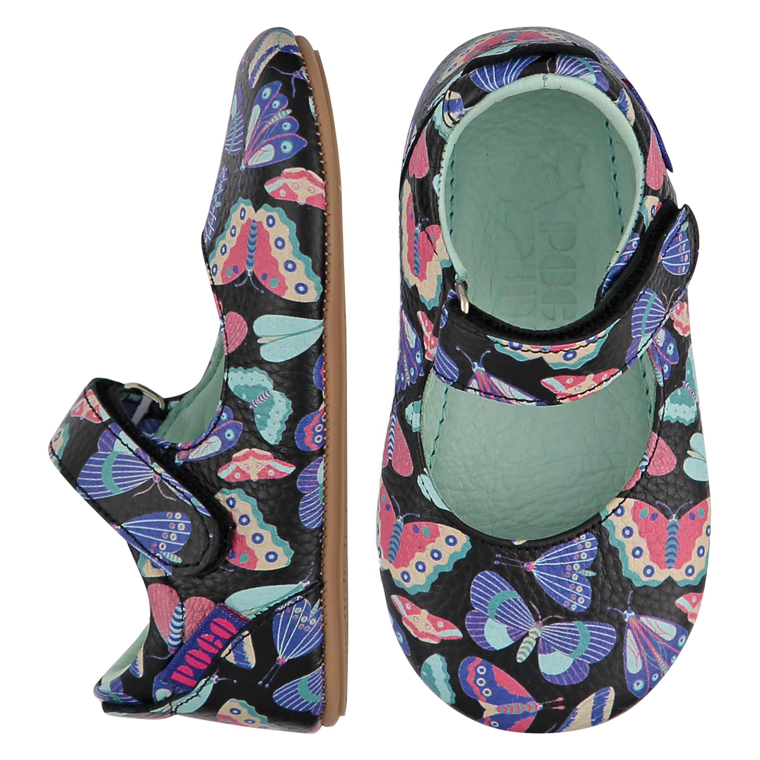 Poco Nido Mighty Shoes. Children's Butterflies Mary Jane Shoes