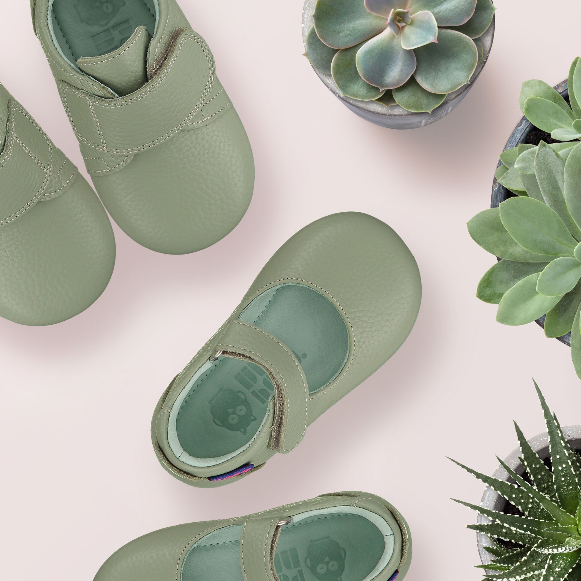 Poco Nido Sage Strap Toddler Shoes. Mighty Shoes