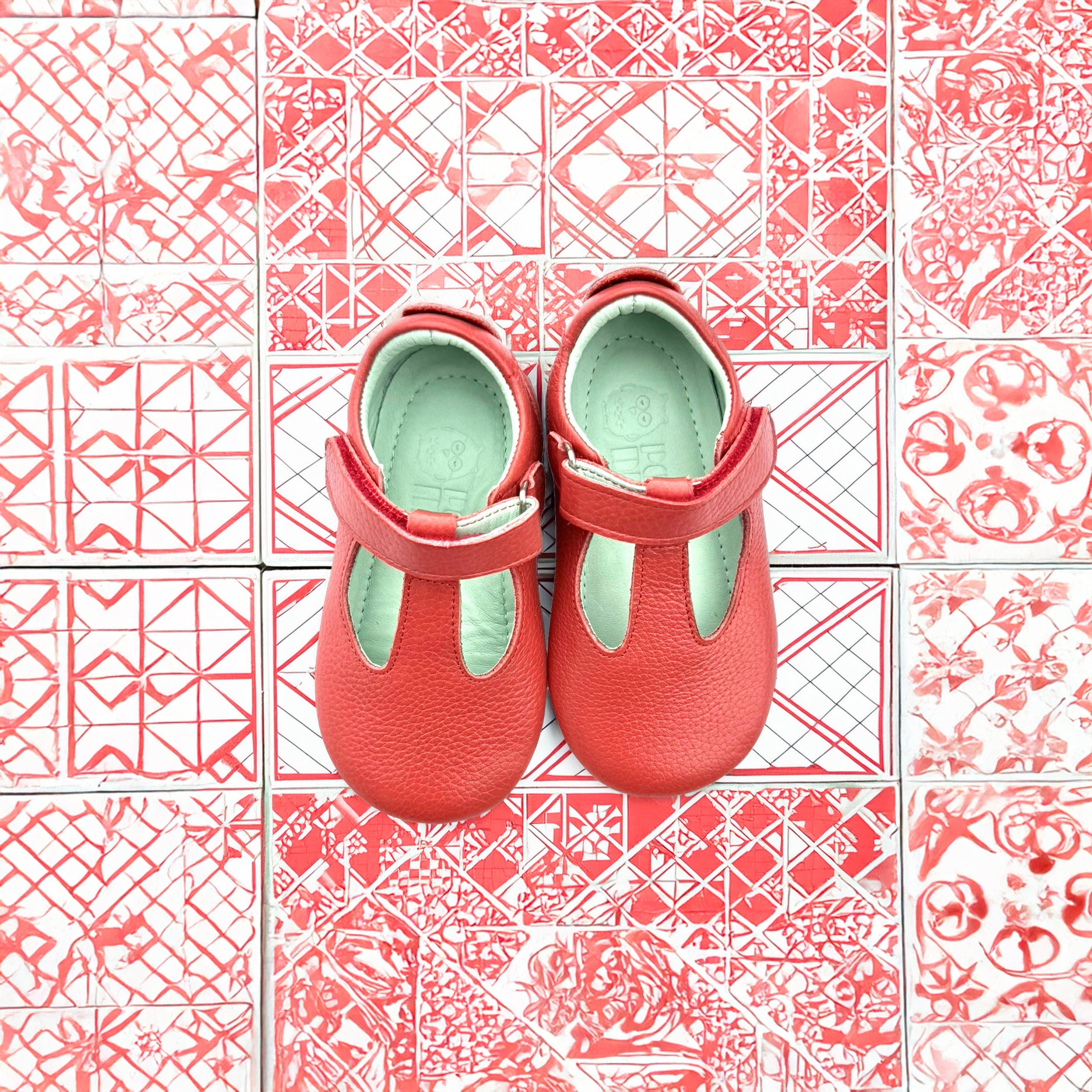 Poco Nido Red T Bar Mighty Shoes