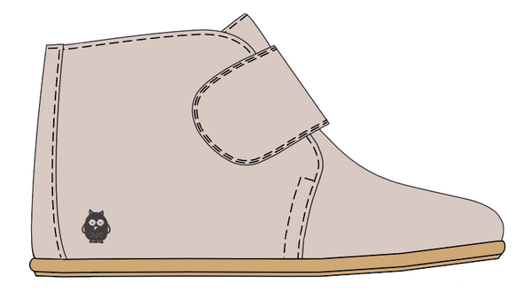 *PREORDER-1ST AUGUST DELIVERY* Mighty Shoes. Putty Strap Desert Boot, With Toe Bumper